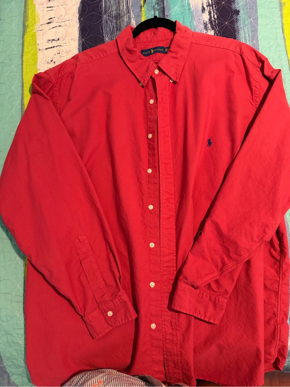 Red Ralph Lauren Button Down